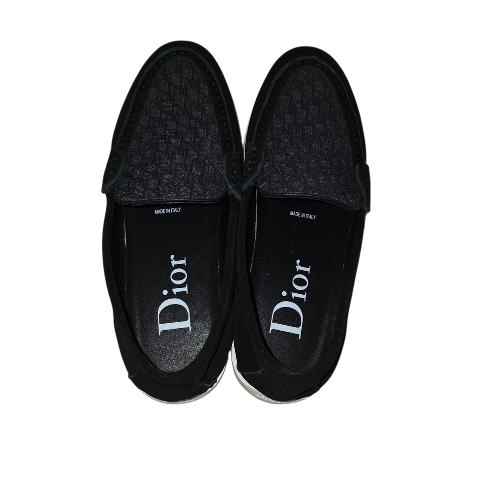 Men's Elegant Black Slip-Ons Size 41